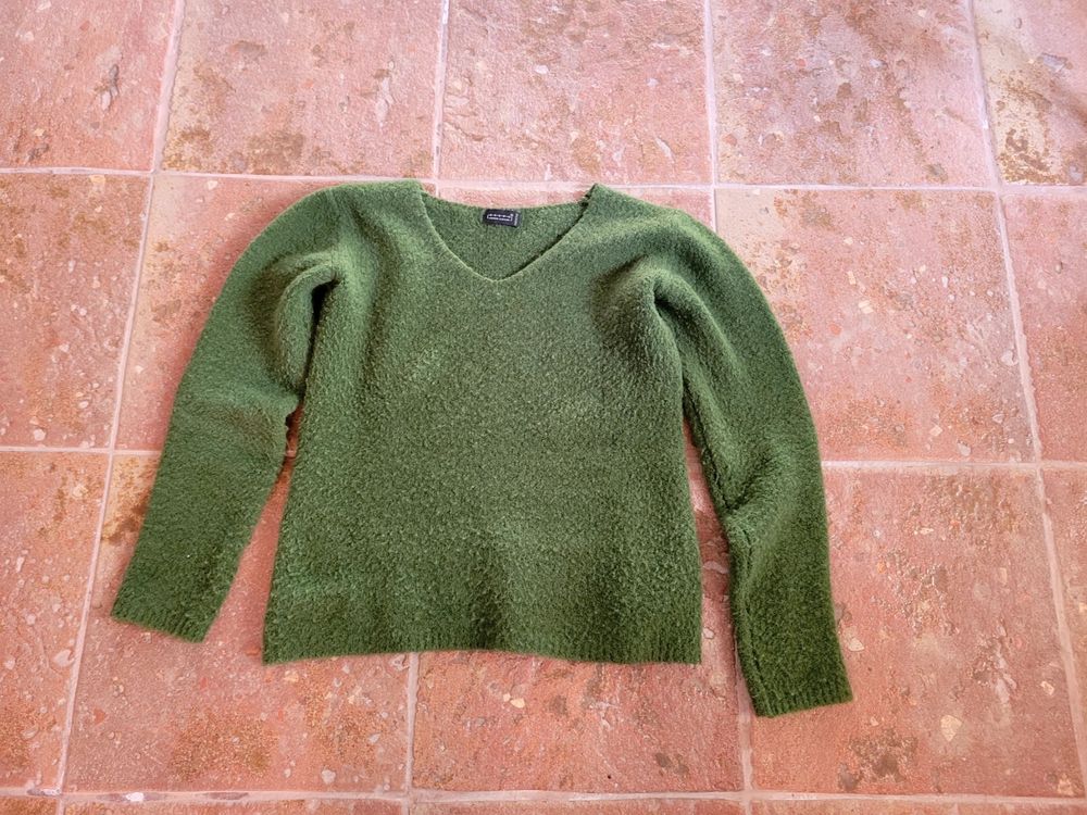 Maglione verde 50% lana merino | Kaufen auf Ricardo