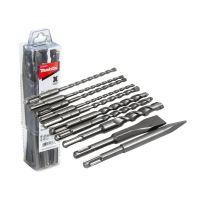 MAKITA 10-teiliges SDS-plus Set mit 8 Bohrern mit  5-16mm