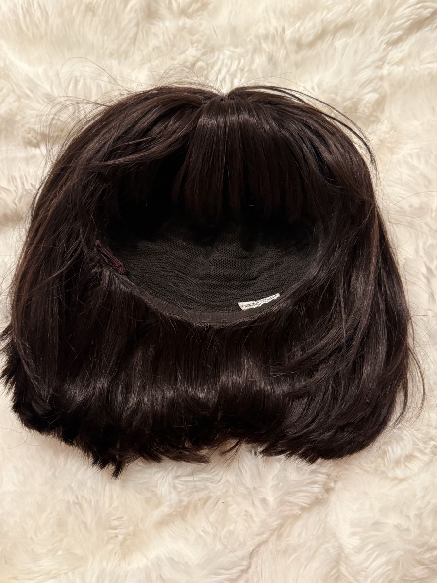 Parrucche: Perruque brune naturelle, style chic et élégant – Usato da Monthey venduto da Joseph-29 6