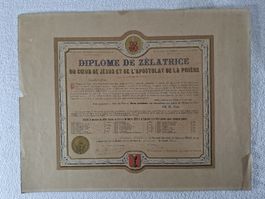 antikes sakrales Dokument, Frankreich,  1879