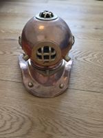 Taucherhelm Dekoration aus Kupfer und Messing 