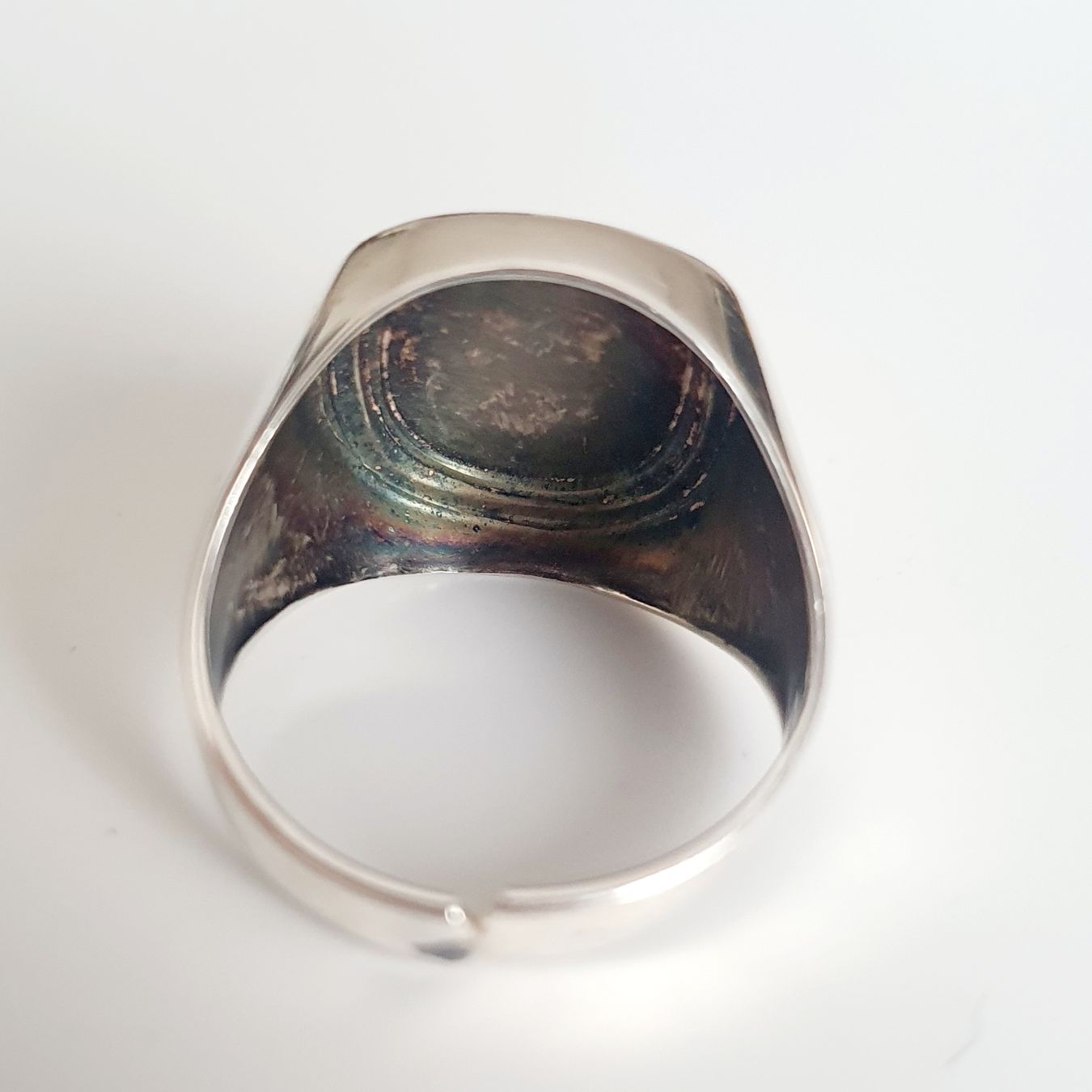 Anelli: Siegelring,  Herren Ring Silber 835   gr. anpassbar  – Usato da Kreuzlingen venduto da Wunderkiste123 5