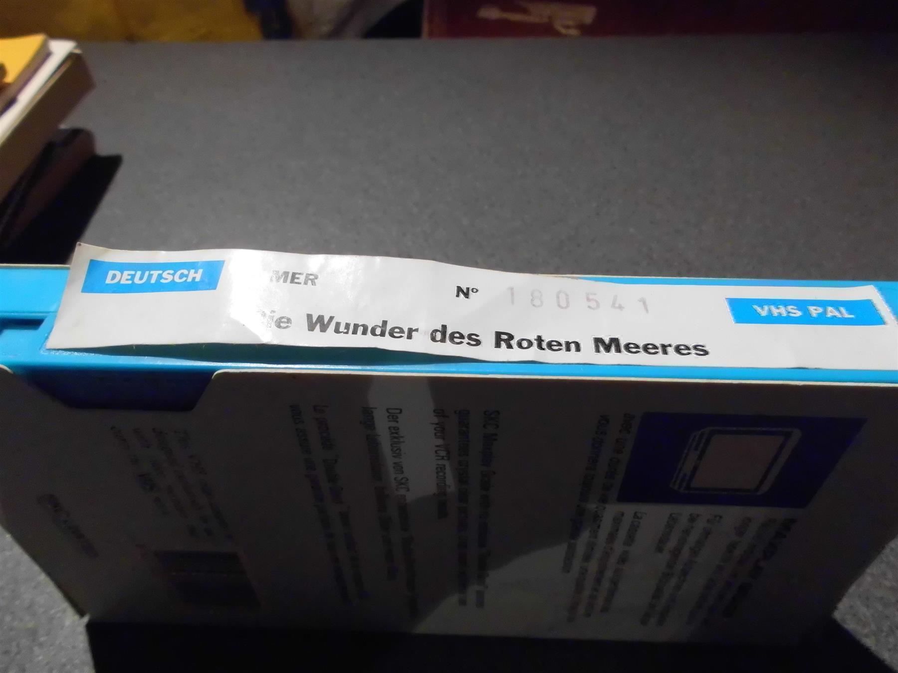 Tutti i VHS: Video Die Wunder des Roten Meeres – Usato da Zürich venduto da Motzkuh