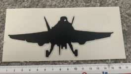 Flugzeug Aufkleber Auto und Wand Tattoo einer F/A-18