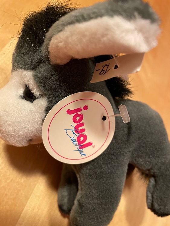 Kuscheltier Esel Aus Plüsch – Ca. 13 Cm Klein, Süß Als Geschenk Oder Deko