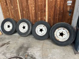 4 Stk. Räder zu Land Rover Defender Stahlräder Felgen