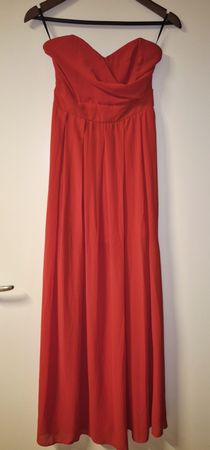 Robe rouge bustier idéale pour les fêtes! Taille S