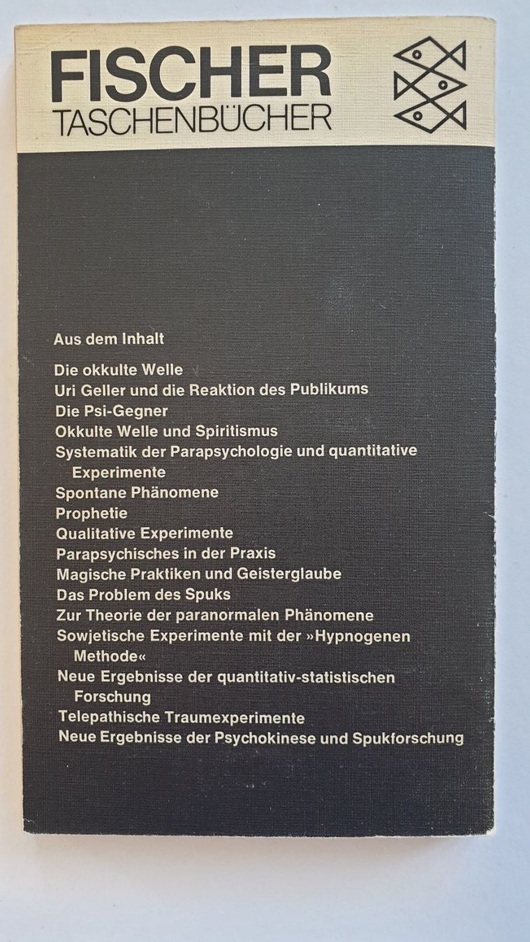 Libri: Psychologie. Parapsychologie. – Usato da Goldach venduto da armando_r 2