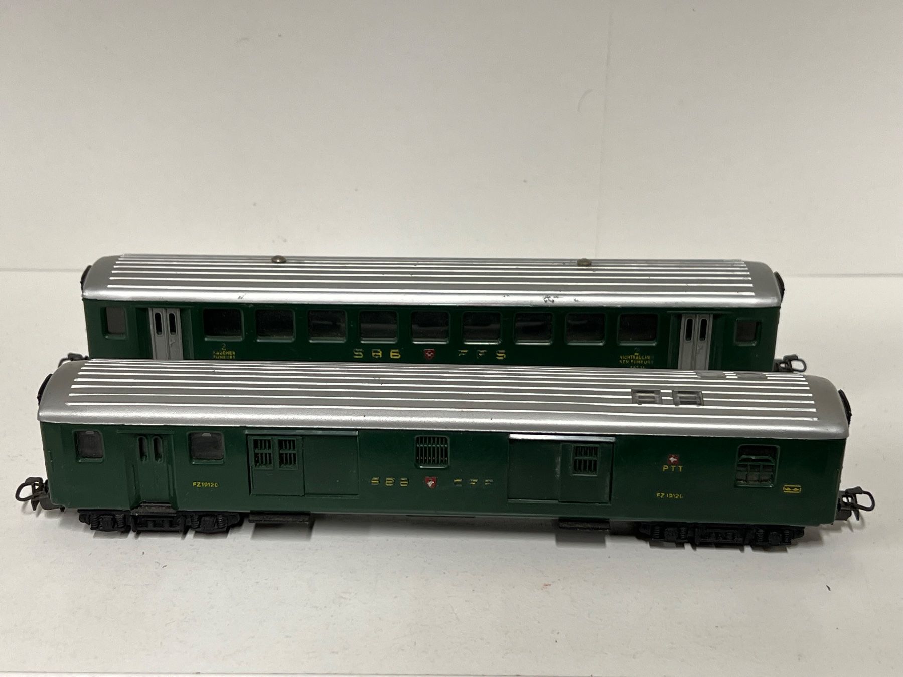 Hag Modellini di ferrovie: HAG H0 SBB 2 Wagen – Usato da Geroldswil venduto da TopTrain54 5
