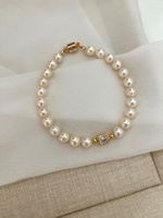 Perlen Armbänder / Süsswasserperlen echte