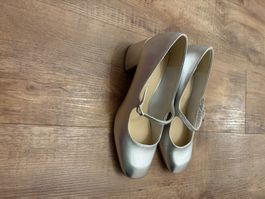 Marco Tozzi Schuhe Silber, Gr. 40 - Top Zustand! ✨