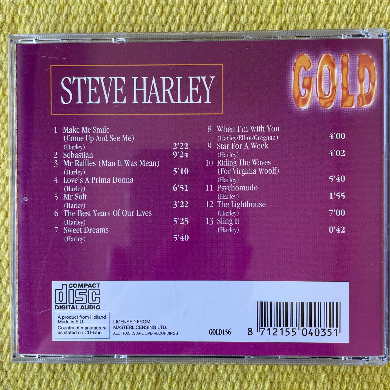 CDs: STEVE HARLEY-GOLD – Gebraucht aus Rorschacherberg von CD-Roli 1