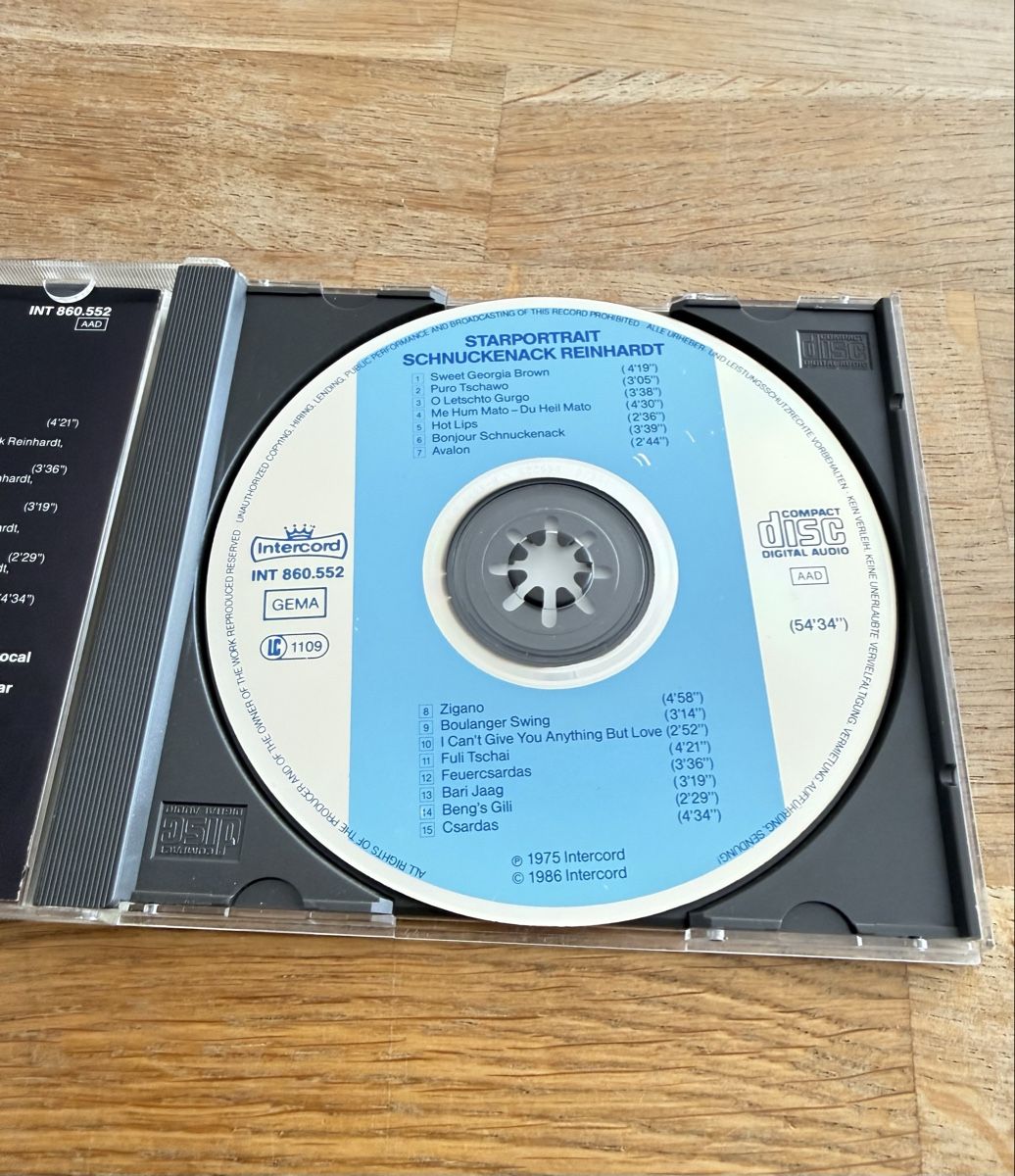 CD: CD Schnuckenack Reinhardt Starportrait – Usato da Goldach venduto da Messerguru 4