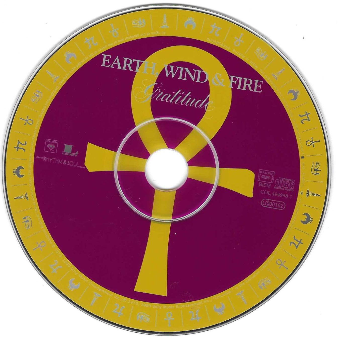 CDs: EARTH, WIND & FIRE  -  GRATITUDE – Gebraucht aus Bex von Giorgiob 2