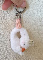Amigurumi Schlüsselanhänger mit Schwan
