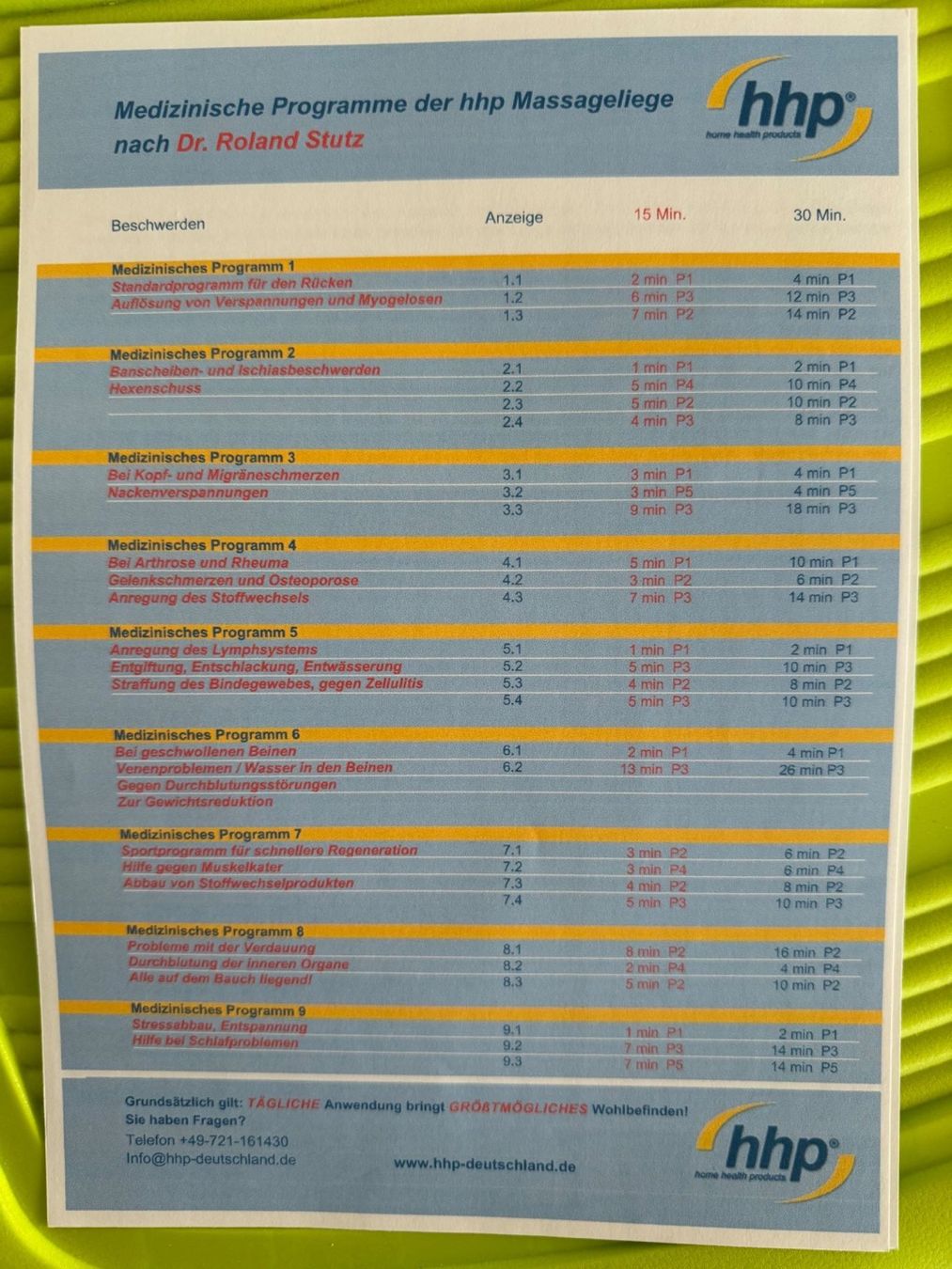 Dispositivi per massaggi: HHP oszillierende Massageliege – Usato da Gockhausen venduto da Porcini56 7