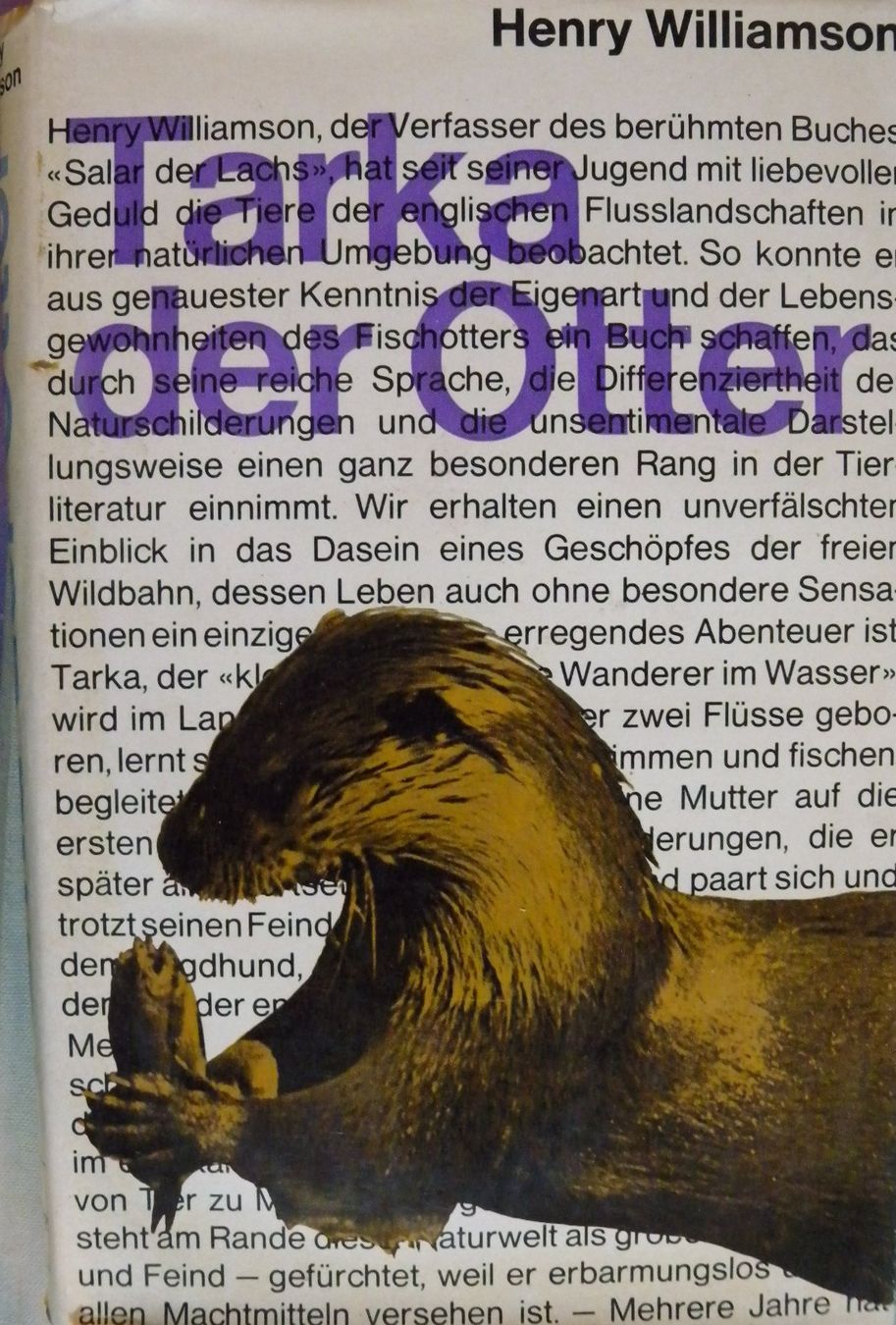Bücher: Henry Williamson - Tarka der Otter – Gebraucht aus Hauenstein von davia72