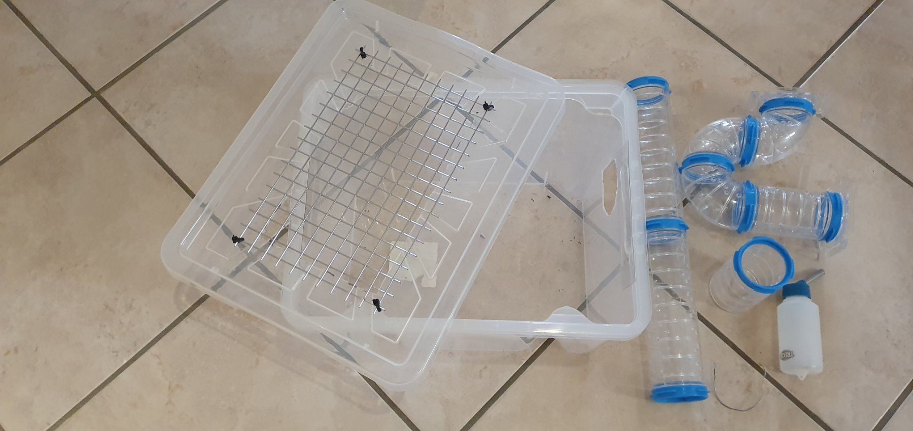 Gabbie, trasporto & Sicurezza: Cage rongeur fait maison + accessoires – Usato da Moutier venduto da Matteoleroux 9