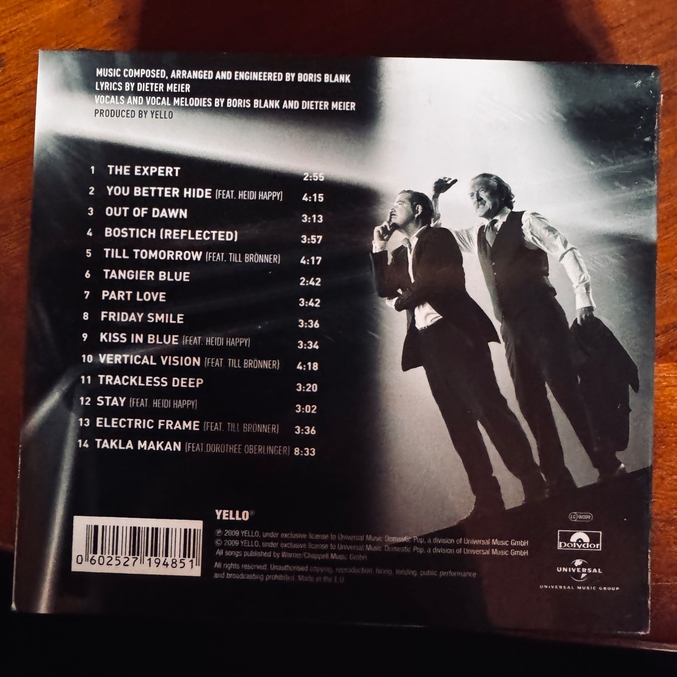 CDs: YELLO - TOUCH - Studio Album 2009 - CD TOP Zustand – Gebraucht aus Merligen von barratt 1
