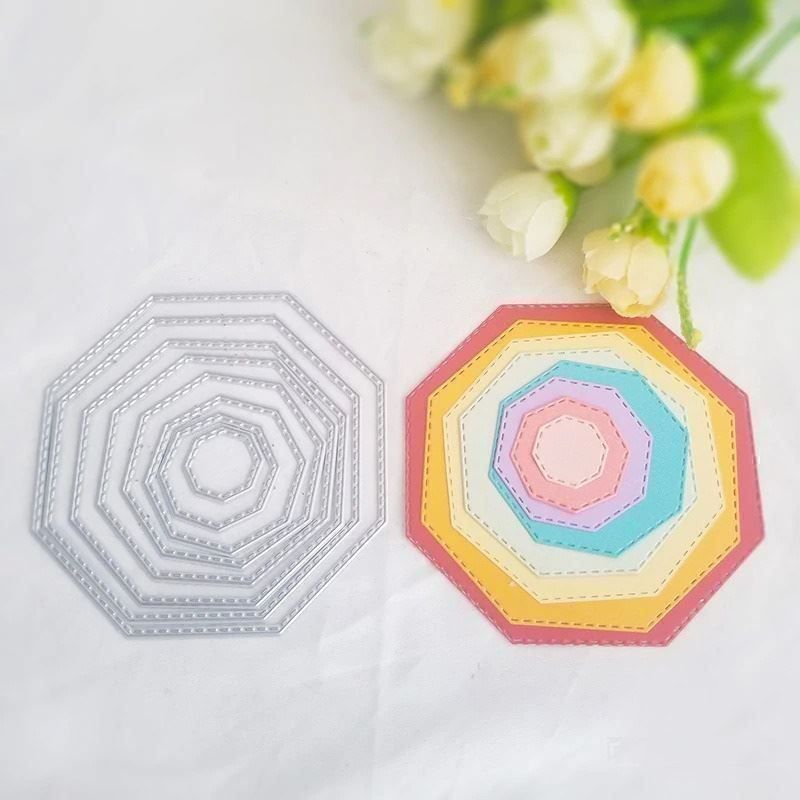 Sciablone: ACHTECK STANZSCHABLONE – Nuovo e nell'imballaggio originale da Affoltern am Albis venduto da scrapbooking