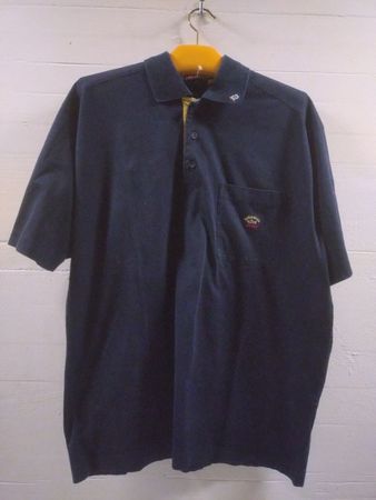 Polo Paul&Shark XL, bleu marine, Vintage