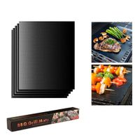 BBQ Grillmatte für Grill & Backofen (5er Set) 40x33cm