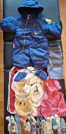 Combinaison hiver et vêtements bébé, 4-6 mois, taille 68