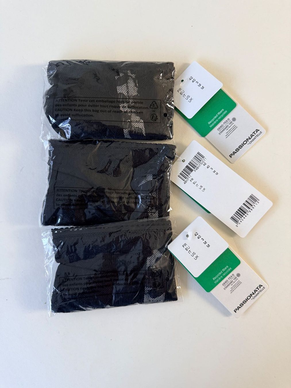 Passionata Altra biancheria intima: String, PASSIONATA, Gr. 40, Schwarz mit Blumenmuster, 3 Stck – Nuovo e nell'imballaggio originale da Rudolfstetten venduto da gst_g7xl 4