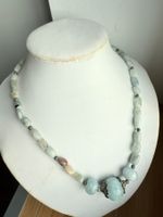 Aquamarin Collier Unikat NEU