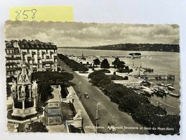 alte Ansichtskarte Genf Monument Brunswick et......., 1943