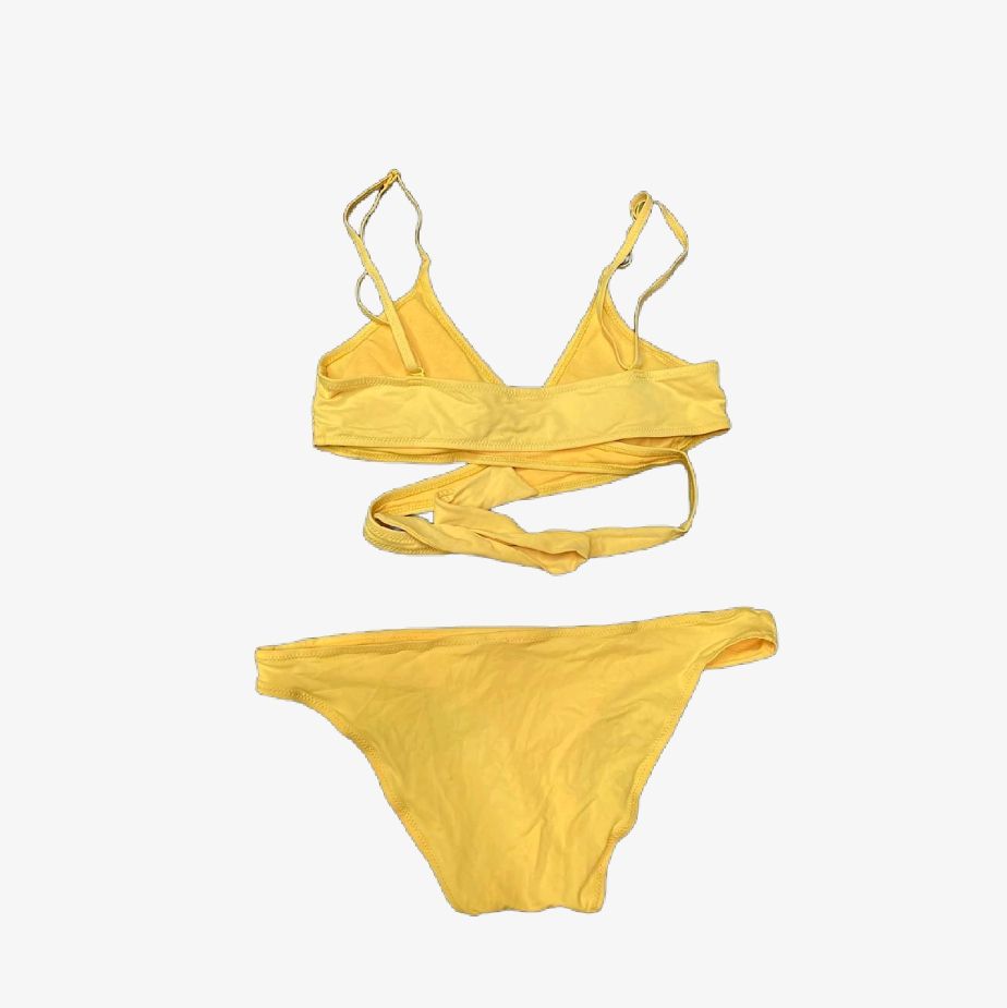 Badekleider & Bikinis: Yellow Wrap Around Bikini – Gebraucht aus Robasacco von  1