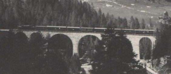 Cartoline postali: ALBULA-BAHN GR 1930 Rhätische Bahn – Usato da Wil SG venduto da Clanx 1