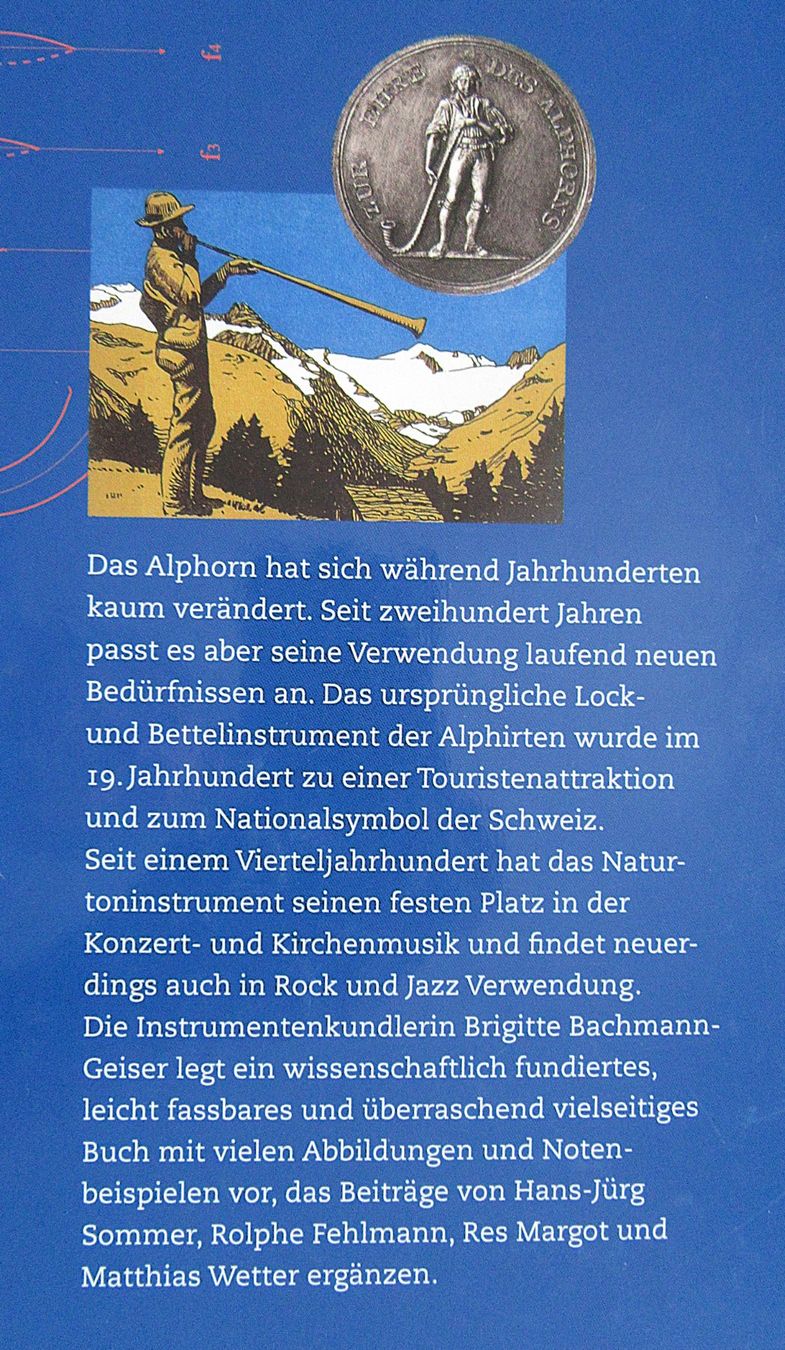 Livres: Das Alphorn - Vom Lock- zum Rockinstrument – D'occasion à Auenstein par Padabimbim 1