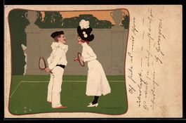 Brynolf Wennerberg: Liebespaar spielt Te