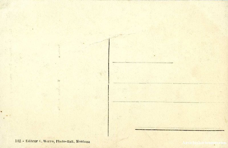 Cartoline postali: Montana - vue prise + c1910 – Usato da Emmenbrücke venduto da teestube 1