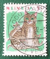 Nr.790 mit VollStempel Katzen 1990 Basel