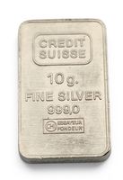 Silberbarren 10 g Crédit Suisse 999.0 