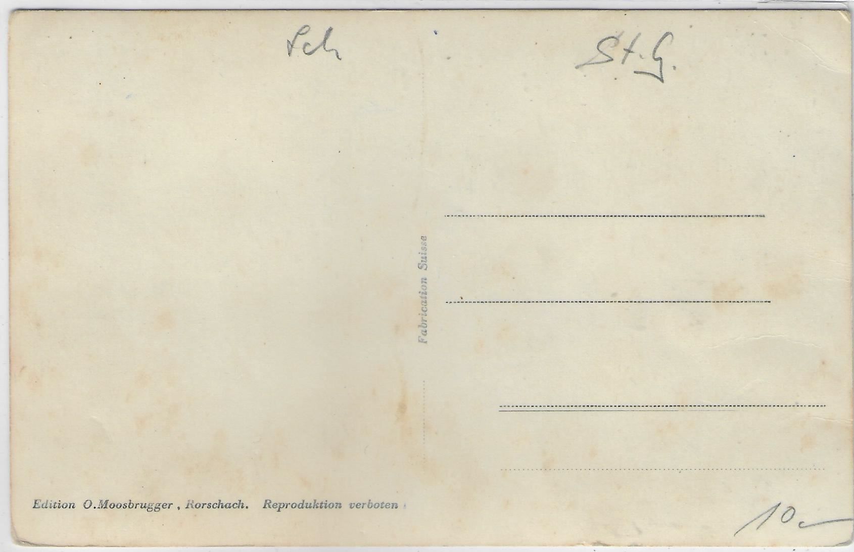 Cartoline postali: Rorschach - Städt. Krankenhaus – Usato da Ettingen venduto da Kartenplanet 1