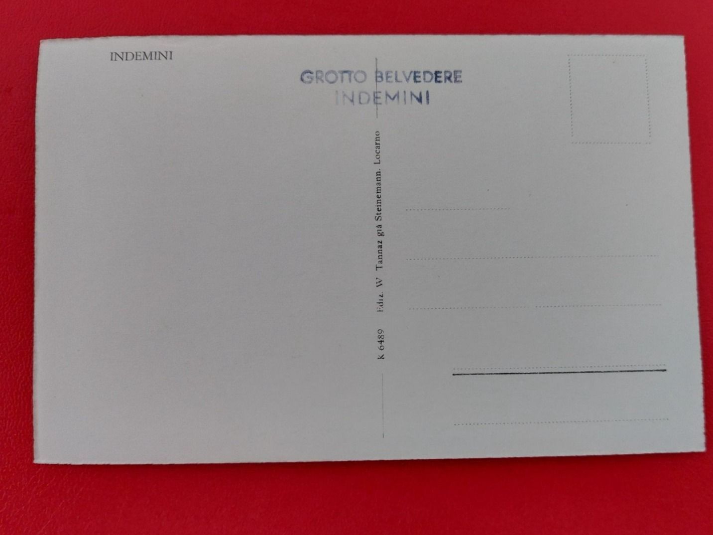 Cartoline postali: Indemini ; Grotto Belvedere Indemini – Usato da St-Légier-Chiésaz venduto da Theo006 1