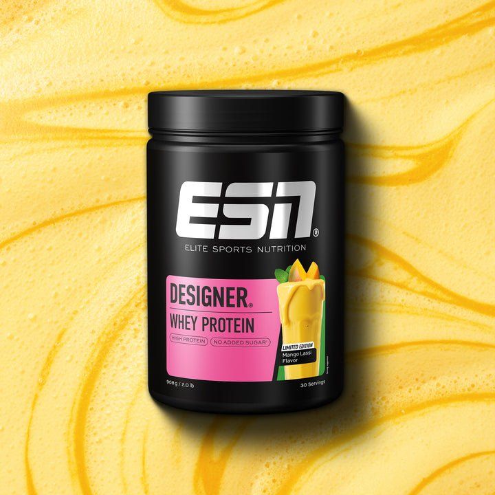 Lebensmittel & Spezialitäten: ESN Designer Whey 908g Mango Lassi. – Neu und originalverpackt aus Winterthur von aredo