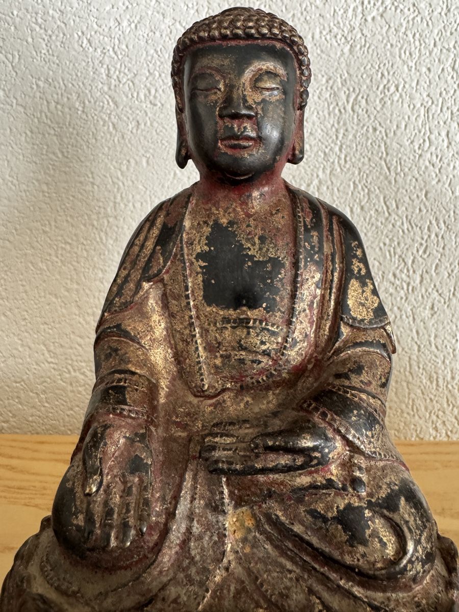 Sculture & Statue: Antiker Bronze Buddha aus Tibet – Usato da Zürich venduto da WKND93 1