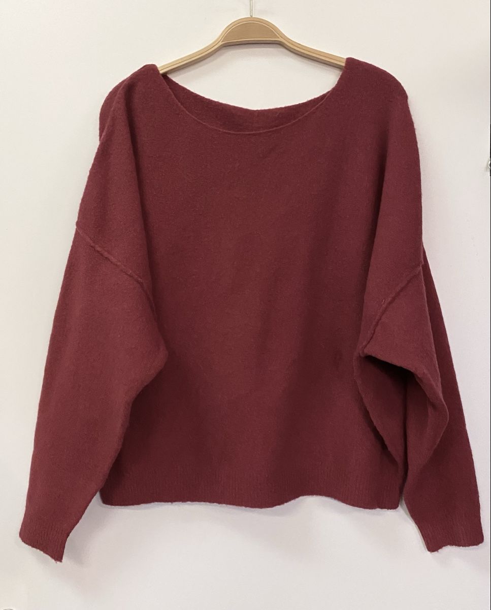 Maglioni & Felpe: American Vintage Pullover Bordeaux S – Nuovo (secondo la descrizione) da Büron venduto da Coerner