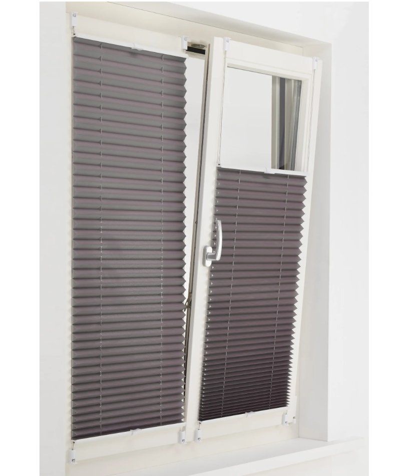 Tende da sole: 9 Stück Micasa Plissee BASIC 45 x 130 cm grau/braun – Usato da Stans venduto da Cherry_2000 3