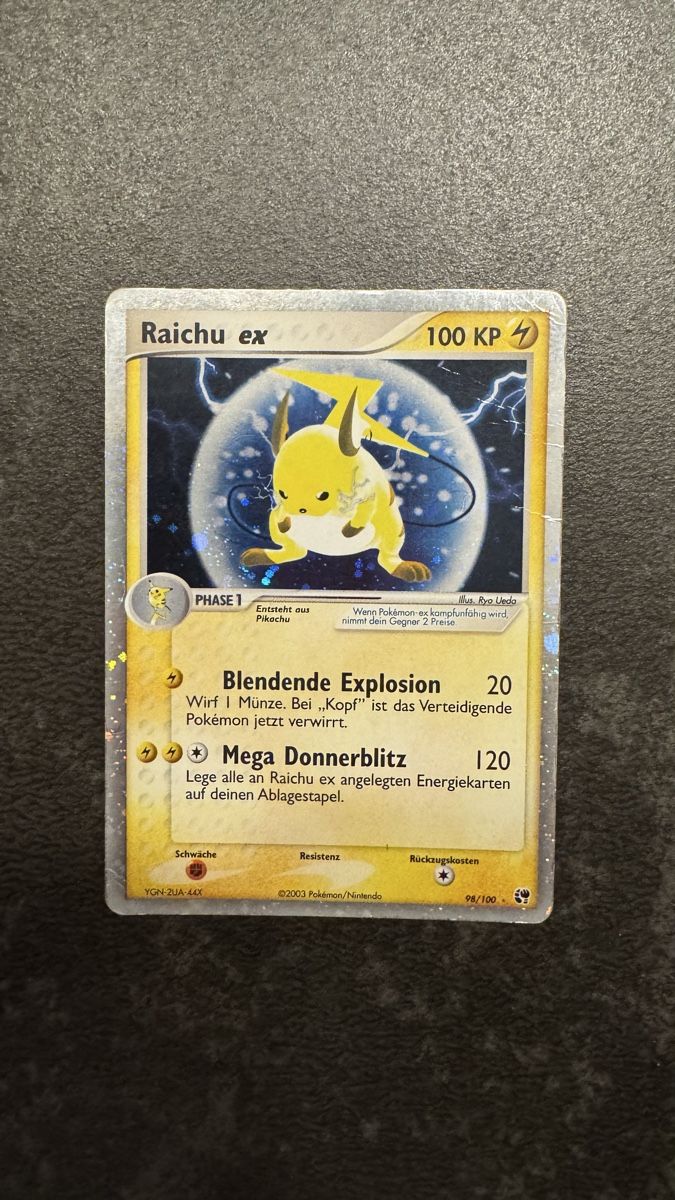 Pokémon Carte collezionabili: Raichu ex - Selte Pokemon Karte – Usato da Dietlikon venduto da abd_7qwy