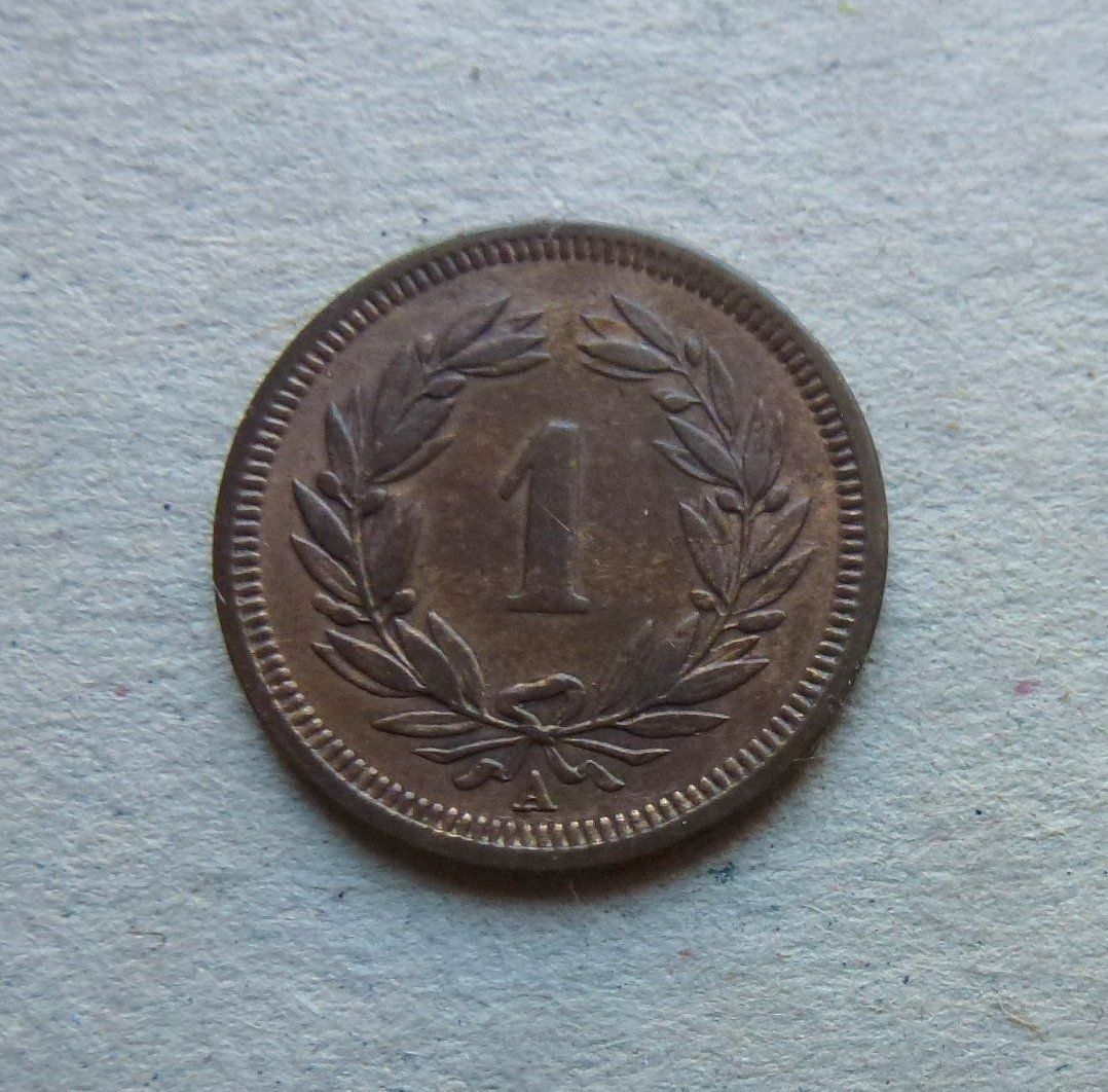Tutti le monete: ++ 1 Rappen 1850, gute Erhaltung – Usato da Walkringen venduto da Casablanca777 1
