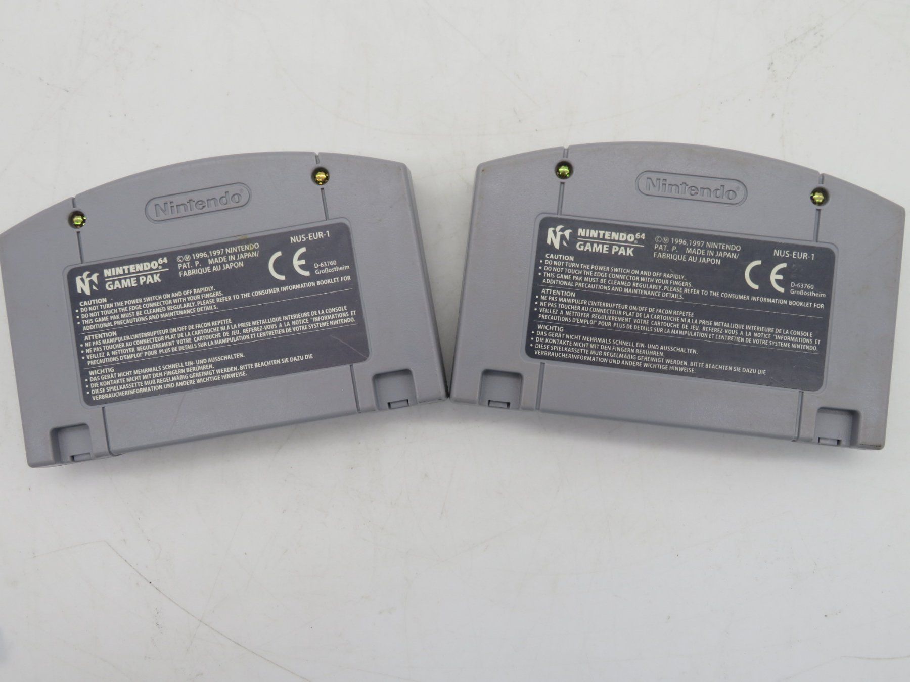 Nintendo Jeux: N64 Formel 1 & Olympische Winterspiele 98 – D'occasion à Reinach BL par WBZ-Flohmarkt 4
