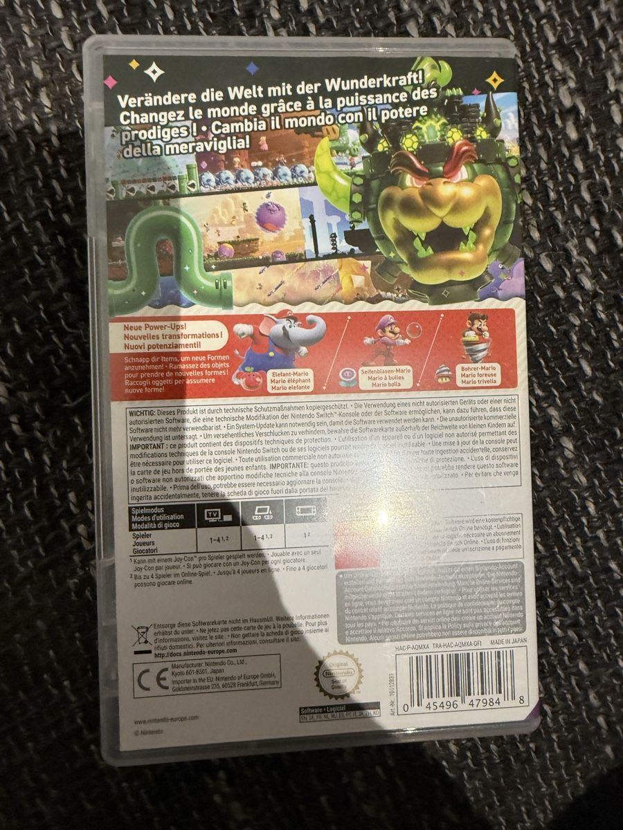 Giochi: Super Mario Bros Wonder – Nuovo (secondo la descrizione) da Oftringen venduto da Sheily 1