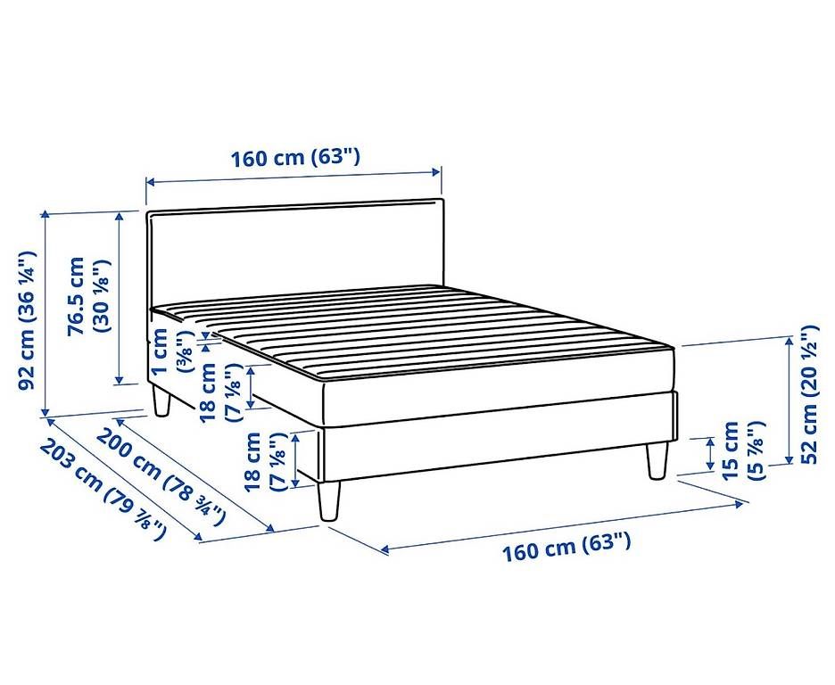 Letti: Boxbett komplett 160x200 cm – Usato da Horgen venduto da mar_zcz6 3