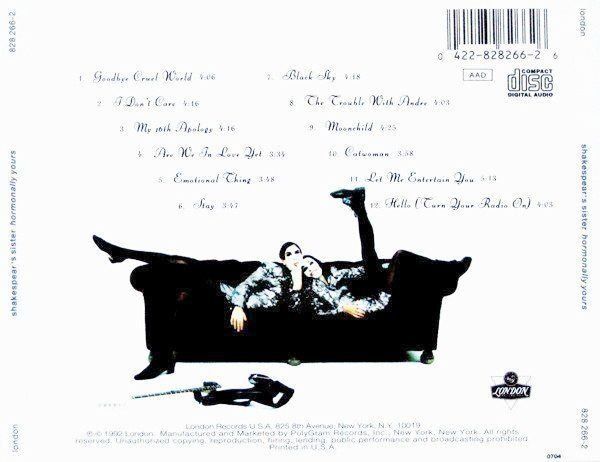 CD: Shakespears Sister - Siobhan Fahey, Marcella Detroit, – Usato da Unterbäch venduto da kolbar 1