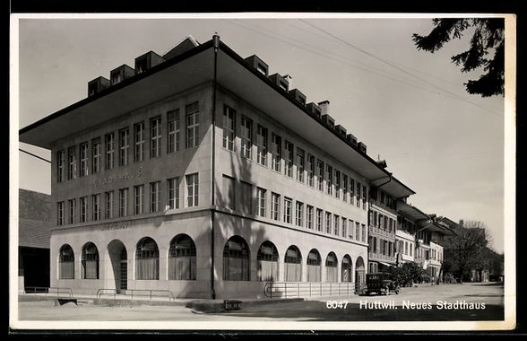 Ansichtskarten: AK Huttwil, Neues Stadthaus – Gebraucht aus Berlin von bartko-reher